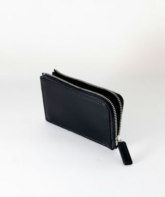 ルーガショルダー＆アースレザー L字ファスナーマルチキーケース